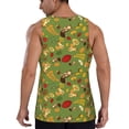thumbnail image 3 of Fotbe Squirrel And Fox In The Forest Pattern Men's Quick Dry Workout Tank Top Gym Muscle Tee Fitness Bodybuilding Sleeveless T Shirt Breathable Workout Shirt-Small, 3 of 9