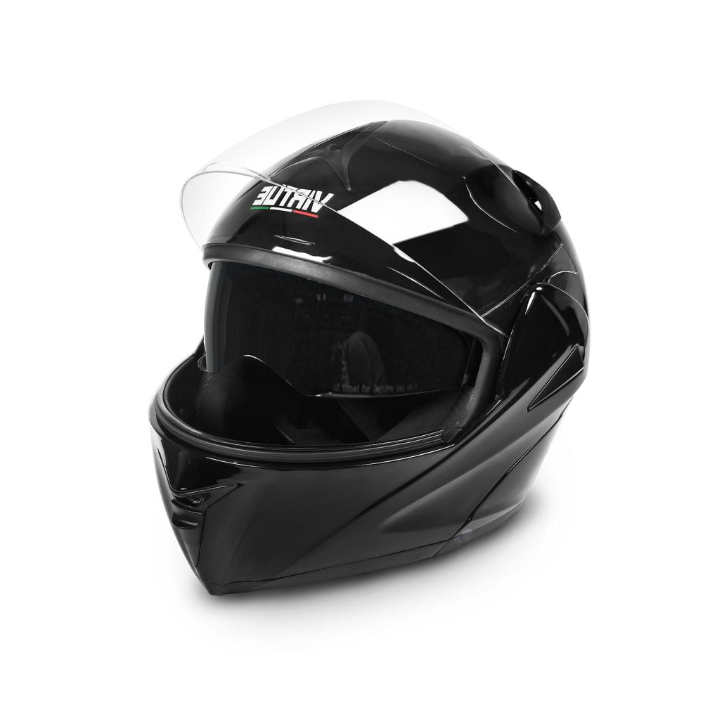 ZXMT DOT Full Face Motorcycle Helmets Dual Visor Flip up Helmet for Adults Women Men
