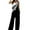 Black, variant on Jerdar Women Loose Lounge Matching Sets Printed Outfits Round Neck Tank Sleeveless Tops and Long Pants Tracksuits Leisure Suit Black S