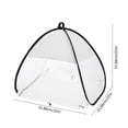 thumbnail image 3 of Sun Protectors for Plants Pop Design Mesh Awning Tent, Plant Sun Shade Bird Barrier, for Patio Backyard, Outdoor Garden, Greenhouse Vegetable, Tomato Cage Growing, 3 of 6