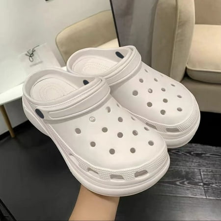 

Women‘s Platform Hollow Out Clogs Lightweight & Breathable Home Slippers Non Slip Outdoor Sandals
