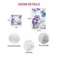 thumbnail image 7 of Spring Flowers Kitchen Dish Towels for Drying Dishes Set of 4, Watercolor Garden Florals Wooden Grain Waffle Weave Microfiber Hand Tea Bathroom Towels Quick Dry & Absorbent Towel 12x12, 7 of 7