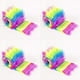 thumbnail image 1 of Nvzi 4 rollos de cinta de piel sintética navideña para decoración de árboles de Navidad o lazos de coronas artesanales de 59 x 1,96 pulgadas (multicolor B), 1 of 5