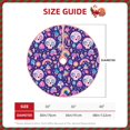 thumbnail image 2 of Sikiie Skull mushroom rainbow Nativity Christmas Tree Skirt, Jesus Christian Winter Holiday Tree Mat Decoration(30-48IN)36", 2 of 6