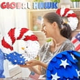 thumbnail image 2 of EFINNY 15" American Eagle Patriotic Wreath, Burlap, 2 of 6