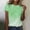 Mint Green, variant on UANWENN Ladies Fashion Leisure Retro 3 D Dandelion Printing Short Sleeve T Shirt In Spring and Summer Coat Tee Shirt Women Graphic Women Compression Shirts Womens Lightweight Long Sleeve Shirt Pack
