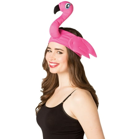 Flaming Head - Flamingo Headband Adult Halloween Accessory