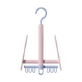 thumbnail image 1 of Hombre de colgilla de zapato Multipropósito multipropósito con clips Ratters de zapatería Sneakers Rack Organizador para balcón Interior Baño Inicio Rosa, 1 of 8