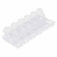 thumbnail image 4 of serony 12 Grids Manicure Tool Box Organizer PVC Nail Tool Storage Box DIY Nail Art Container, Transparent Bottom, 4 of 5
