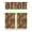 cactus, variant on Watercolor Cactus Kitchen Curtains - Boho 3-Piece Set, Semi-Sheer Farmhouse Window Treatment for Small Windows