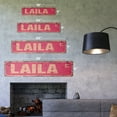 thumbnail image 2 of LAILA Vintage Plastic Street Sign Childrens Name Room Sign | Indoor/Outdoor |  24" Wide, 2 of 4