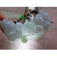 thumbnail image 5 of Certified Hand Carved Lavender Green Natural Myanmar Burma A Jade jadeite Monkey Peach Pendant Necklace, 5 of 8