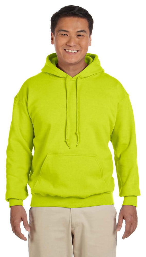 Gildan G185 Heavy Blend Men's Hoodie -Safety Green-Medium - Walmart.com