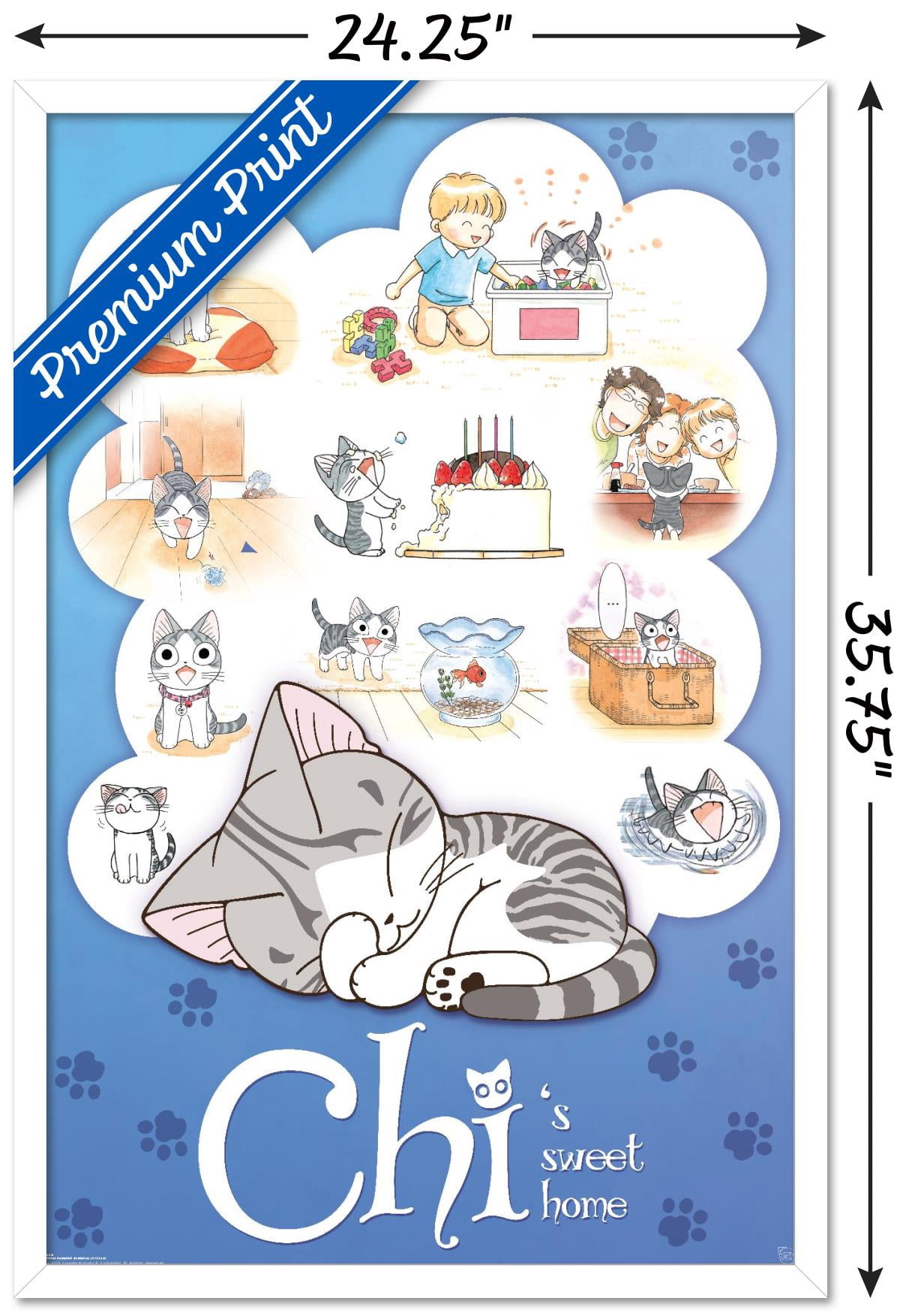 Chi's Sweet Home Wall Poster, 22.375" x 34" Framed
