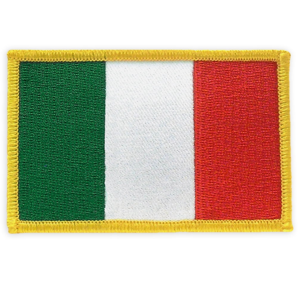 PinMarts Embroidered Country Flag Patch- Italy Flag