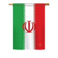 thumbnail image 2 of Breeze Decor 58215 Iran 2-Sided Impression Garden Flag - 13 x 18.5 in., 2 of 2
