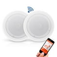 thumbnail image 1 of Pyle PDICBT852RD 8 Inch 250 Watt Bluetooth In Ceiling Wall Speakers, 2 Pack, 1 of 5