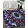thumbnail image 2 of Ahgly Company Indoor Rectangle Patterned Lavender Purple Abstract Area Rugs, 7' x 9', 2 of 6