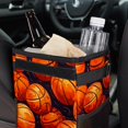 thumbnail image 6 of Basketball Mini Trash Can for Car - Foldable, with Lid, Leak-Proof, Hanging Storage Bag, 6 of 6