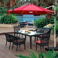thumbnail image 2 of OYIGU Solar Umbrella Lights Outdoor, Solar Powered Patio Umbrella Lights, LED Umbrella Patio Lights, 3 Lighting Modes, Timed Remote Control, Beach Tent Camping Garden Party Decoration, 2 of 7
