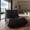 Black, variant on Morden Fort Big Bean Bag Chair for Adults, Faux Leather Bean Bag Sofa, Memory Foam Lounge Chairs with Ergonomic Design, Lazy Togo Chair for Living Room, Bedroom, Dorm, Office(Black)