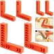 thumbnail image 1 of Angle Brackets for Woodworking Photo Frames Boxes Cabinets or Drawers L Angle Ruler Right Angle Carp, 1 of 5