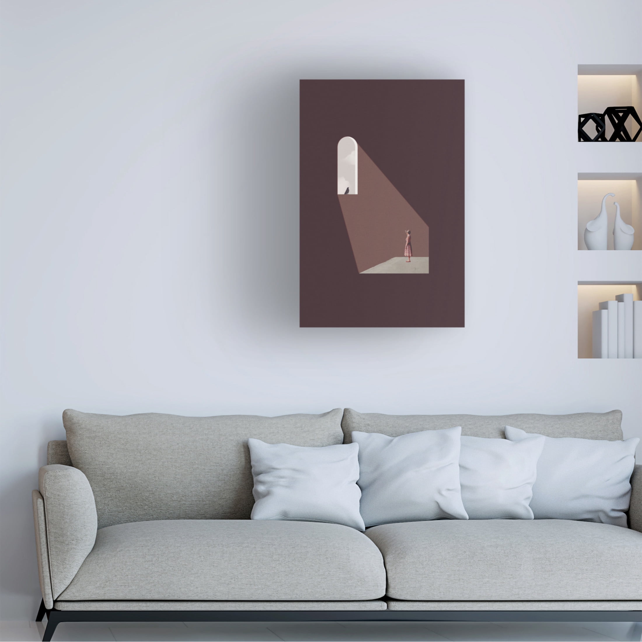 Trademark Fine Art Maarten Leon Enlighten Me Canvas Wall Art
