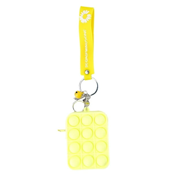 Llavero De Juguete Sensorial, Juguete Educativo De Escritorio, Cartera De Burbujas, Juguete De Descompresión Para Niños Sweethay AP006892-05