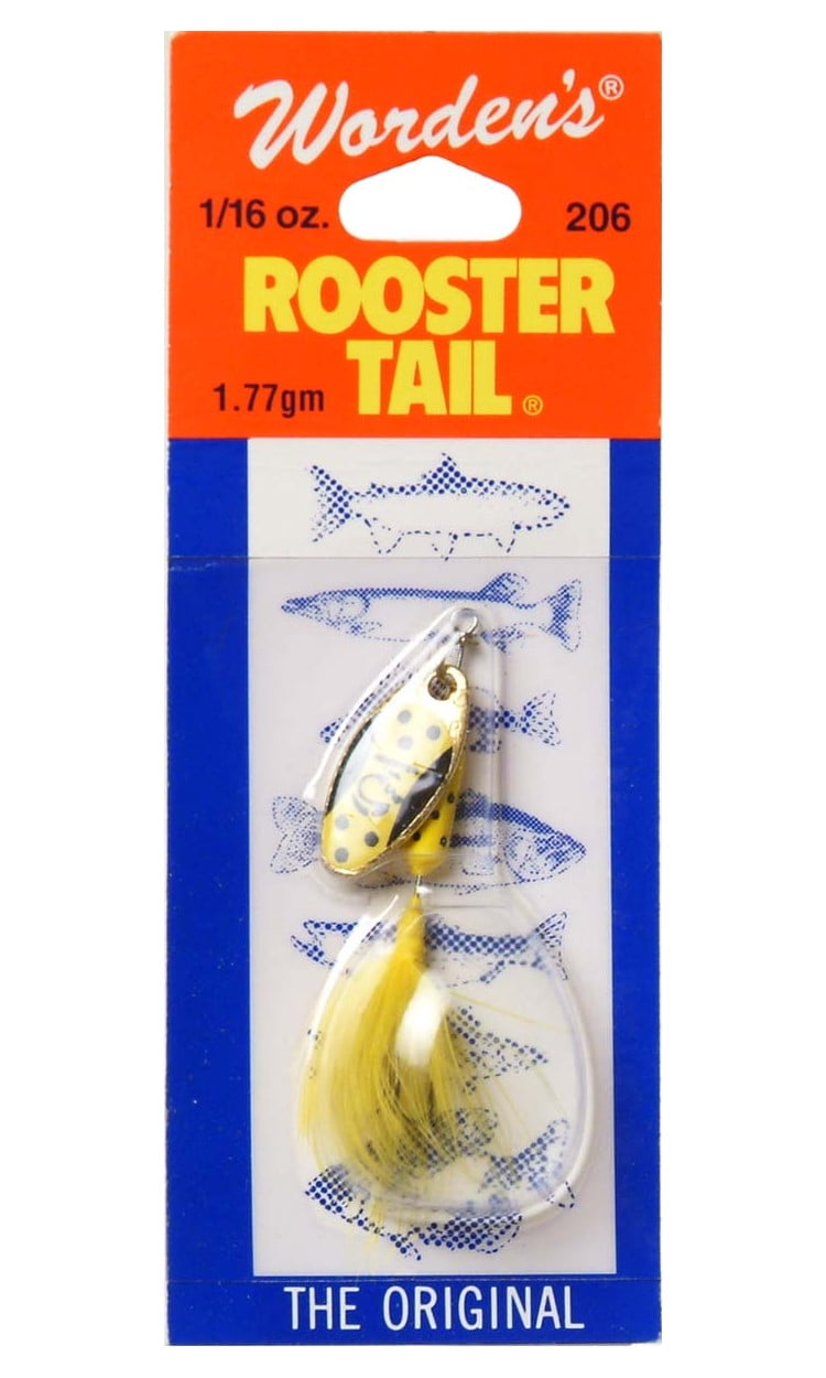 Yakima Bait Worden Original Rooster 2 1/4" 1/8 oz Tail Spinner with Treble Hook 