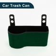 thumbnail image 4 of Unique Bargains Car Trash Can Portable Front Seats Trash Bin Green 1 Pc 7.5" Length 3.2" Width 3.5" Height Plastic, 4 of 6