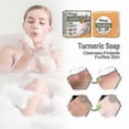 thumbnail image 5 of Turmeric Spot Face Cleansing Soap Anti Acne Skin Brighten Whitening Remove Pimples Dark Handmad, 5 of 5