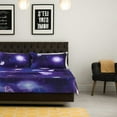 thumbnail image 6 of REGALWOVEN Soft Polyester Galaxy Bed Sheets Bedding Set Twin Purple, 3-Piece, 6 of 6