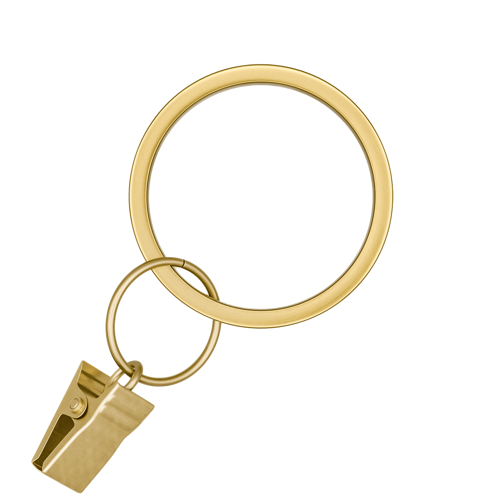 Better Homes & Gardens Plated Brass Curtain Clip Rings (7 Pack)