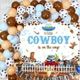 thumbnail image 5 of Cowboy Baby Shower Decorations for Boy, A Little Cowboy is on the Way Backdrop, Western Theme Baby Shower Decorations Blue Balloon Garland Arch Kit for Wild West Baby Shower, 5 of 6