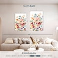 thumbnail image 4 of Elephant Stock Poppies And Sweetpeas Wall Art - Vertical Multi Panel Canvas - Living Room Wall Decor - Floral And Botanical Multi Panel - Beige And Brown Decor By Carol Robinson - 36" x 57", 4 of 8