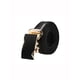 thumbnail image 1 of Cinturón de cuero de vestir para hombres con hebilla automática de ratchet Inspire Chic para el Día del Padre, diseño geométrico dorado, tamaño 58 5/8-61 3/8, 1 of 6