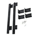 thumbnail image 4 of SHISUYAN 1 Pair Keyboard Shelf Runners Adjustable Under Desk Computer Slides Track, 4 of 7