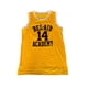 thumbnail image 4 of Camiseta de baloncesto de la película Will Smith N.° 14 de Bel-Air Academy N.° 25 de Carlton Bank, color negro, amarillo y verde, para hombre, camiseta de tirantes, camiseta universitaria, 4 of 5