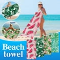 thumbnail image 5 of Clearance!XEOVHV Beach Towel Quick Dry Sand Free Compact Lightweight Colorful Bath Towel Sandproof Beach Blanket Multi-Purpose Towel for Travel Swimming Pool (75x150cm, 30x60) on Clearance, 5 of 9