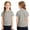 Gray #134, variant on Kids School Uniform Polo Shirt Casual Summer Short Sleeve Comfy Soft Pique Top Back to School Outfit