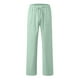 thumbnail image 2 of Pantalones de Lino de los Hombres con Cordón Elástico de Color Sólido Pantalones Sueltos 60% Algodón 40% Lino, Pantalones Casuales para el Verano, 2 of 5