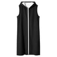 thumbnail image 5 of Gytharion Sherpa Fleece Vests for Women Winter Soft Comfy Sleeveless Plush Cardigan Jacket Fashion Solid Open Front Long Vest Coat Lightweight Loose Full Zip Up Outerwear with Hood, 5 of 5