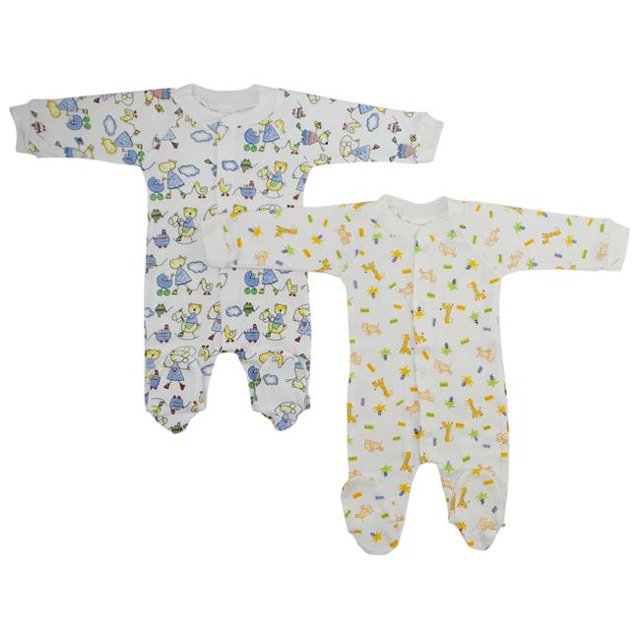 Sleep & Play, White with Printed - Small