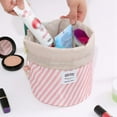 thumbnail image 2 of Monfince Oxford Cloth Travel Storage Bag Floral Cylinder Drawstring Makeup Bag, 2 of 9