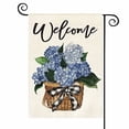 thumbnail image 2 of Bandera de jardín AVOIN Colorlife Hydrangea Spring, 30 x 45 cm, poliéster, 2 of 6