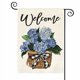 thumbnail image 2 of Bandera de jardín AVOIN Colorlife Hydrangea Spring, 30 x 45 cm, poliéster, 2 of 6