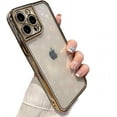 thumbnail image 6 of for iPhone Case,Luxury ElectroPlated Glitter Sparkle Sparkly Rhinestone Frame Love Heart Pattern Bumper Camera Lens Protection Soft Shockproof Phone Case (Silver,iPhone 13), 6 of 6