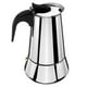 thumbnail image 2 of Cafetera de Acero Inoxidable para Espresso Moca, Capacidad de 2 a 9 Tazas, Duradera, Fácil de Preparar, Ideal para El Hogar, La Oficina o Los Amantes Del Café, de 100 Ml a 450 Ml., 2 of 3