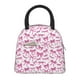 thumbnail image 1 of Fotbe Pink bows Bolsa de Almuerzo con Estampado, Lonchera Aislada, Contenedor de Comida Reutilizable Tipo Cooler a Prueba de Fugas, 1 of 6