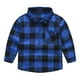 thumbnail image 4 of Ropa Para Bebé (Niño O Niña) Traje Para Niños Pequeños Moda Para Niños Caballero Estilo Británico Patrón De Celosía Estampado De Manga Larga Camisa Informal Traje De Mono Azul Odeerbi  LM103-11565, 4 of 9